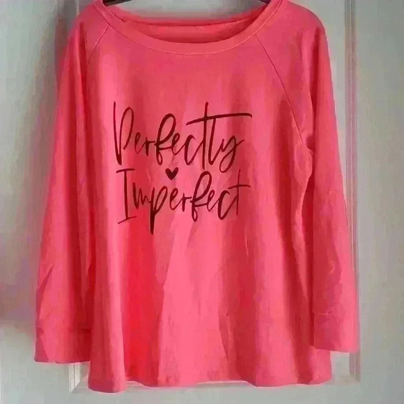 Sweaters - Pink top.  Sz XL. Bought online,  no brand.